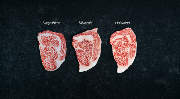 Bild von verschiedenen Wagyu-Ribeye-Steaks