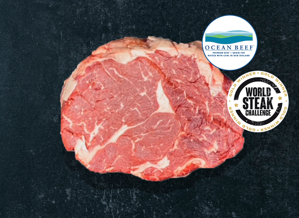 Neuseeländisches Meeresrind-Ribeye-Steak