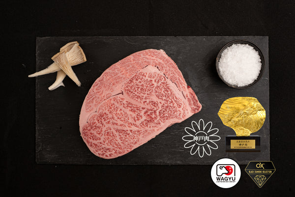 Ribeye-Steak vom japanischen Kobe-Rind